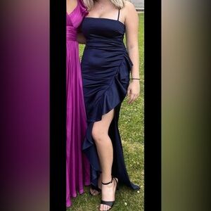 Navy Blue Formal Dress